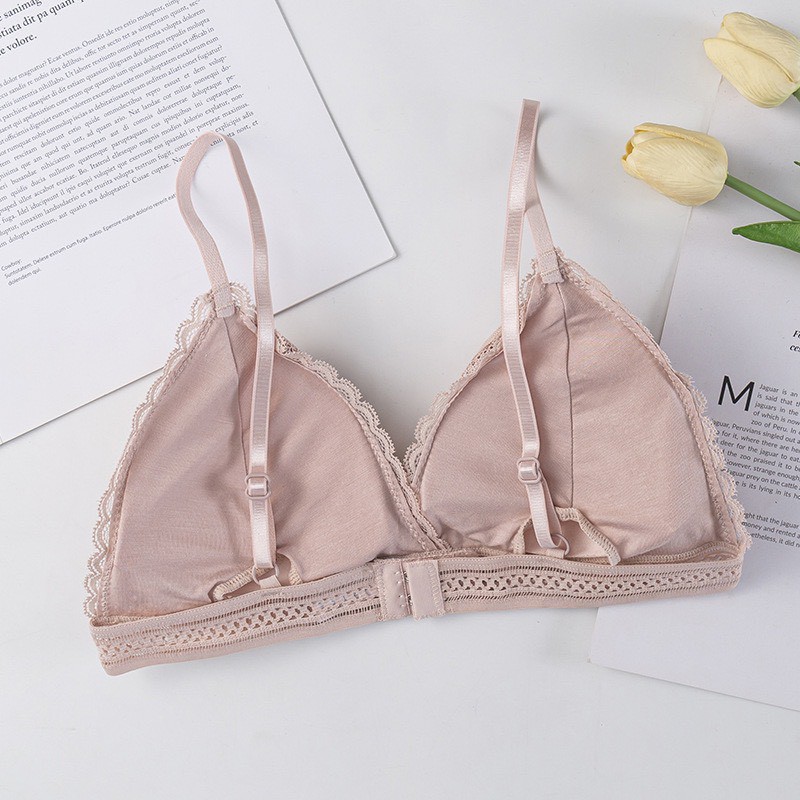 Áo Lót Nữ Không Gọng Ren Cao Cấp Nâng Ngực - Áo Bra Ren Hoa nâng vòng một gợi cảm sexy mẫu 7338 | BigBuy360 - bigbuy360.vn