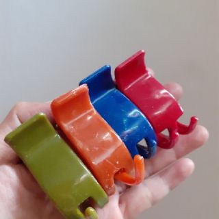 Kẹp tóc 3 răng loại bóng,nhám (đen/màu)