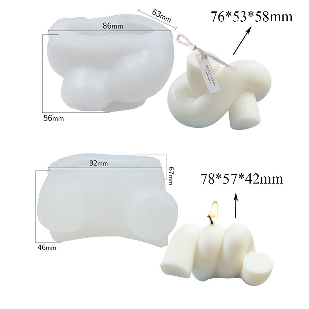 FAY Khuôn Silicone Làm Xà Phòng Thơm Hình Nút Thắt
