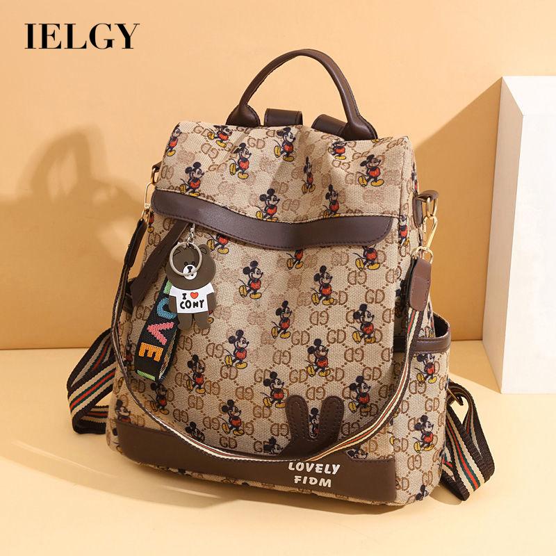 Balo du lịch IELGY vải oxford cỡ lớn chống trộm thời trang Hàn Quốc cho nữ