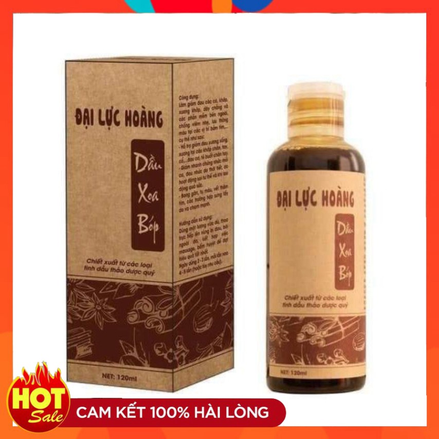 Dầu xoa bóp Đại Lực Hoàng dung tích 120ml- giải pháp hỗ trợ cơ xương khớp