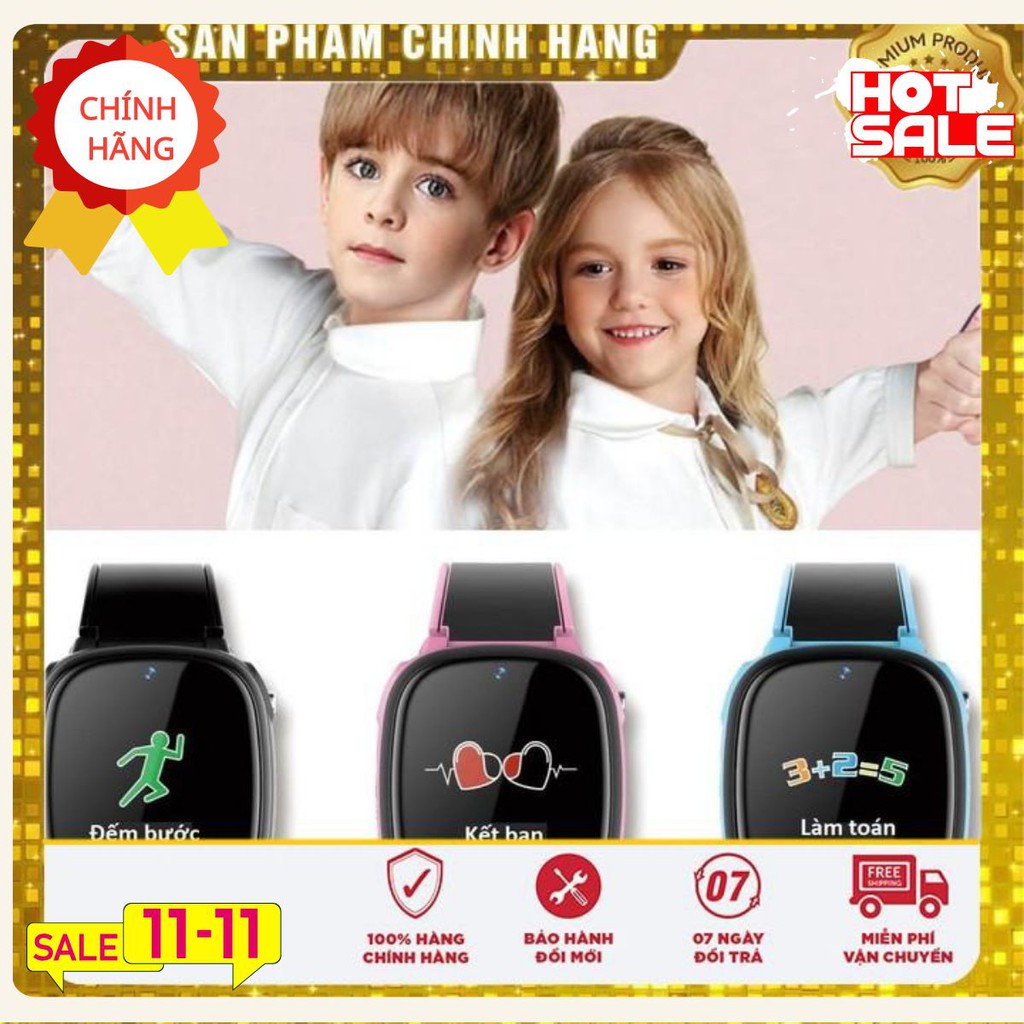 🌟CHÍNH HÃNG🌟  Đồng hồ thông minh định vị chống nước model Hw11