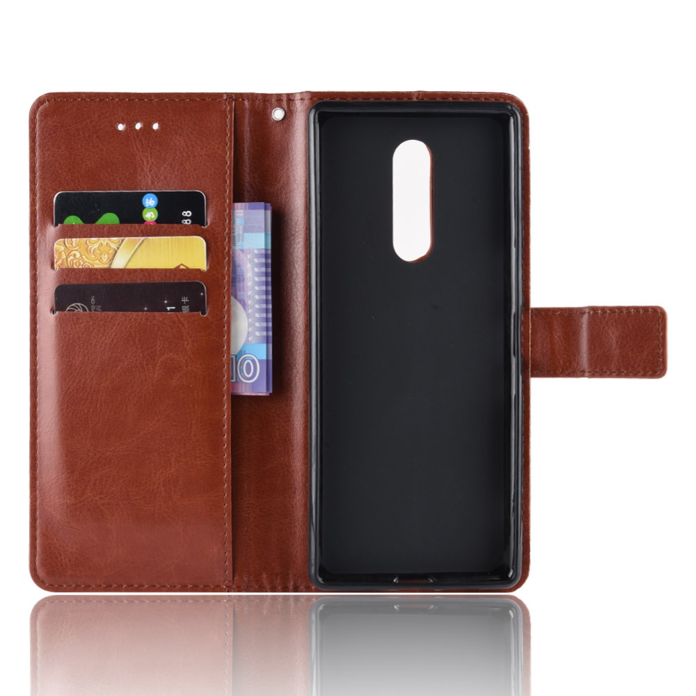 Bao da điện thoại dạng ví da lật cho Sony Xperia 1 Sony Xperia 10 Plus Xperia10 10Plus