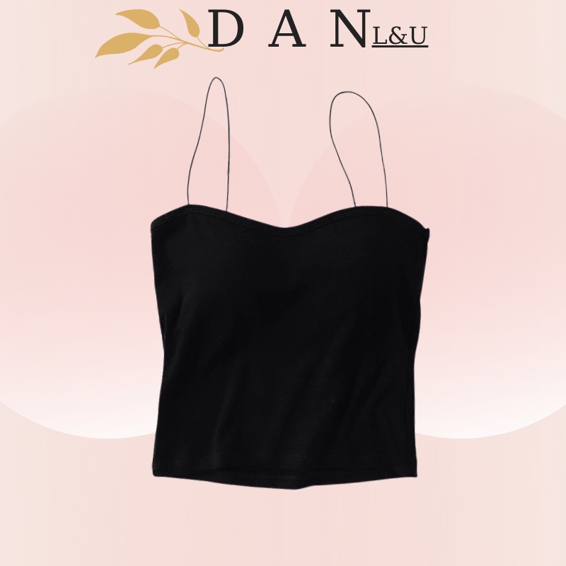 Áo Ngực Cotton Lót Nữ Đệm Su Đúc Không Gọng Mềm Mại Chất Lượng Cao DAN L&amp;U 20555
