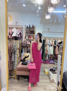 VÁY 2 DÂY LỤA NHŨ DẬP LY
