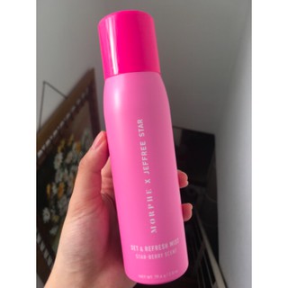 Xịt giữ Makeup Morphe Jeffrree Star Set & Refresh Mist (bill Mỹ)