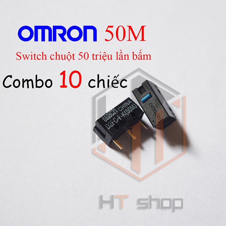 Combo 10 chiếc Omron 50M (50 triệu lần bấm)