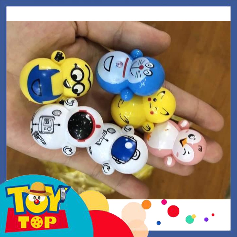 [Bán lẻ] Đồ chơi lật đật mini tí hon xinh xắn ngộ nghĩnh Doraemon , Squid game , Pikachu , Minion siêu cute cho bé