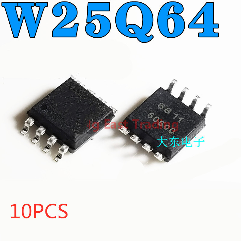 10 CÁI W25Q64FVSSIG SOP8 W25Q64 SOP 25Q64FVSSIG W25Q64FVSIG SMD 25Q64FVSIG SOP-8, đảm bảo chất lượng