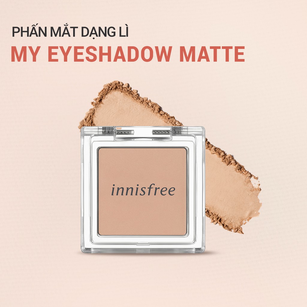 [Mã COSIF05 giảm 10% đơn 400K] Phấn mắt dạng lì innisfree My Eyeshadow Matte 2g (màu 1-21)