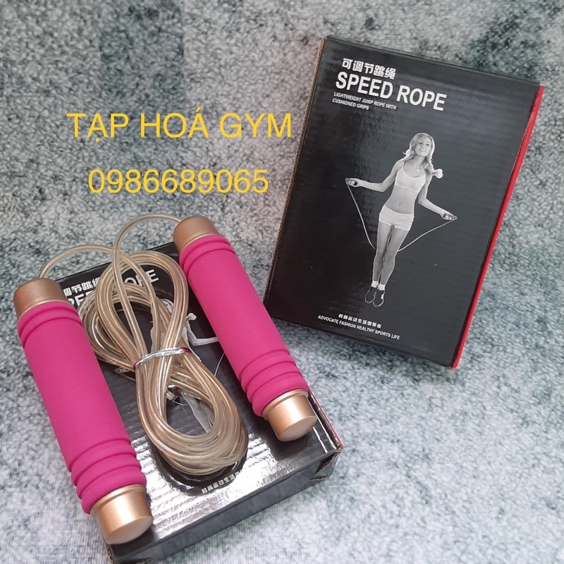 Dây nhảy thể lực sợi cáp cao cấp có hộp đựng Tạp Hóa Gym