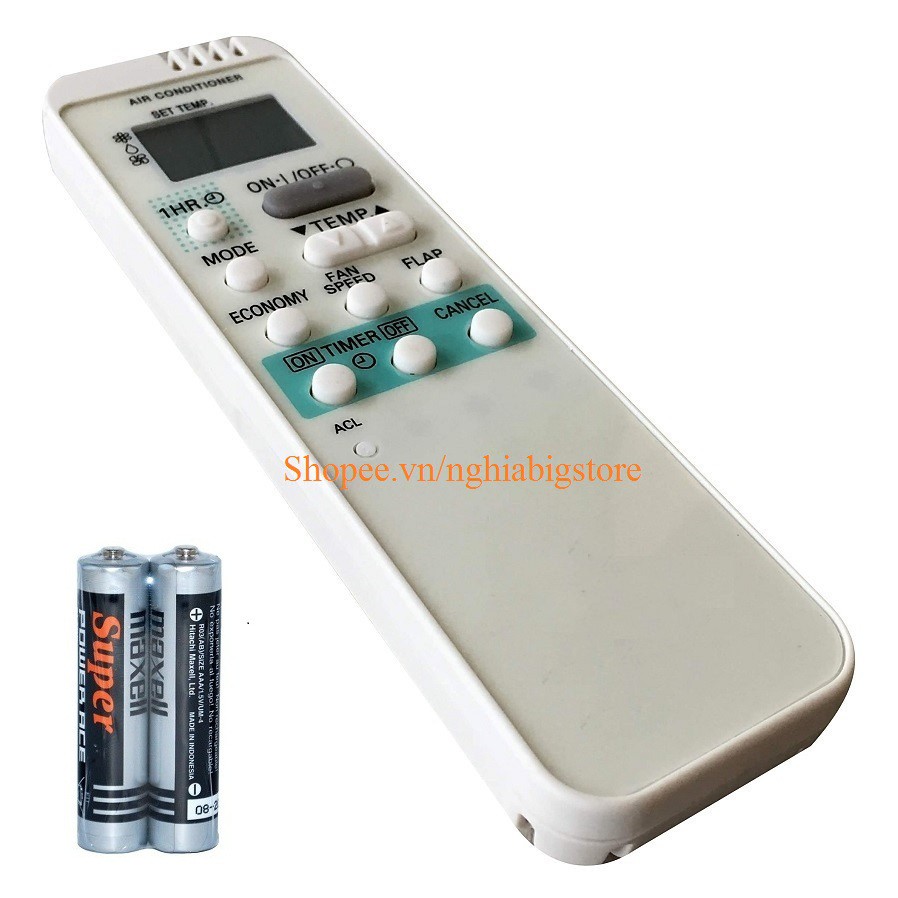 Remote Điều Khiển Máy Lạnh SANYO, Điều Hòa RCS-AX3, RCS-7HS4E