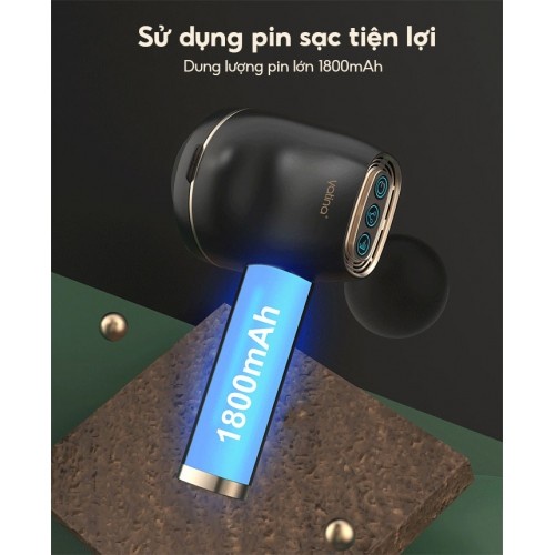 Máy massage cầm tay dùng pin Puli PL-668DC - 8 đầu, mát xa giảm mỡ bụng và thư giãn toàn thân | OKbuy