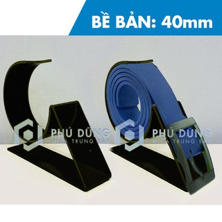 [COMBO 10] Kệ Mica ỐC SÊN ĐEN Trưng Bày Dây Nịt