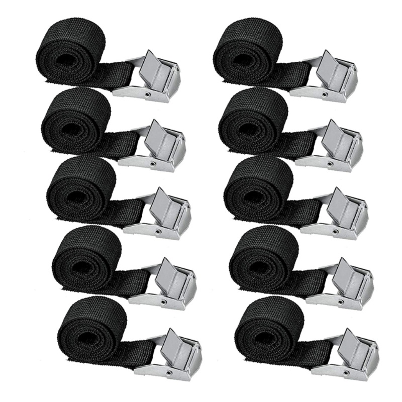 Set 10 Dây Đai Buộc Hành Lý Bằng Kim Loại Có Thể Tái Sử Dụng