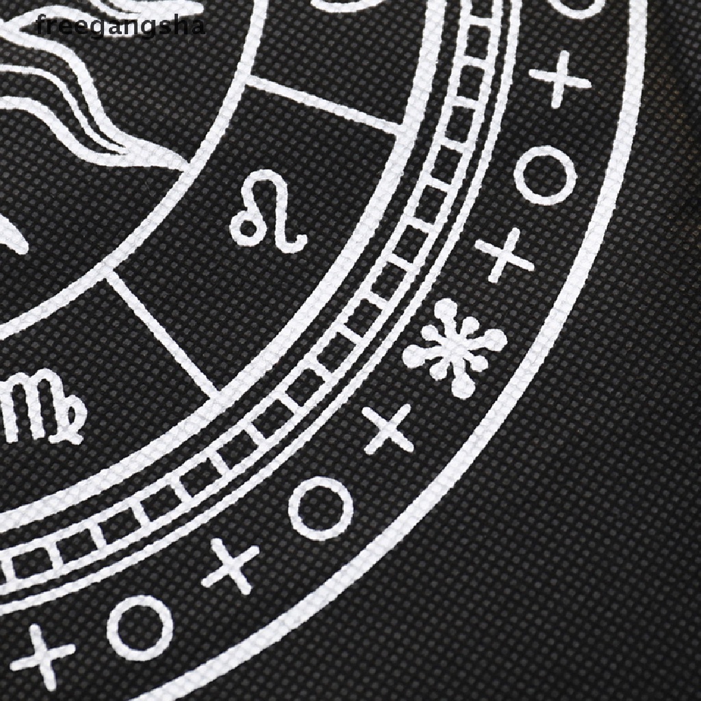 Khăn trải bàn tarot bói toán bằng vải họa tiết runes ma thuật