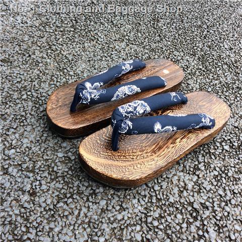 Dép Xỏ Ngón♕❍✕Tung Dép Xỏ Ngón Bằng Gỗ Hình Vuông Đế Bằng Phong Cách Nhật Bản Cho Nam