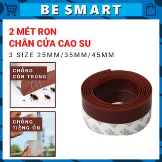 2 Mét Ron Chân Cửa Cao Su 🔥FREESHIP🔥 Ron (Gioăng) Cao Su Dán Khe Hở Chân Cửa 3M - Chống Bụi, Chống Nước, Giảm Tiếng Ồn