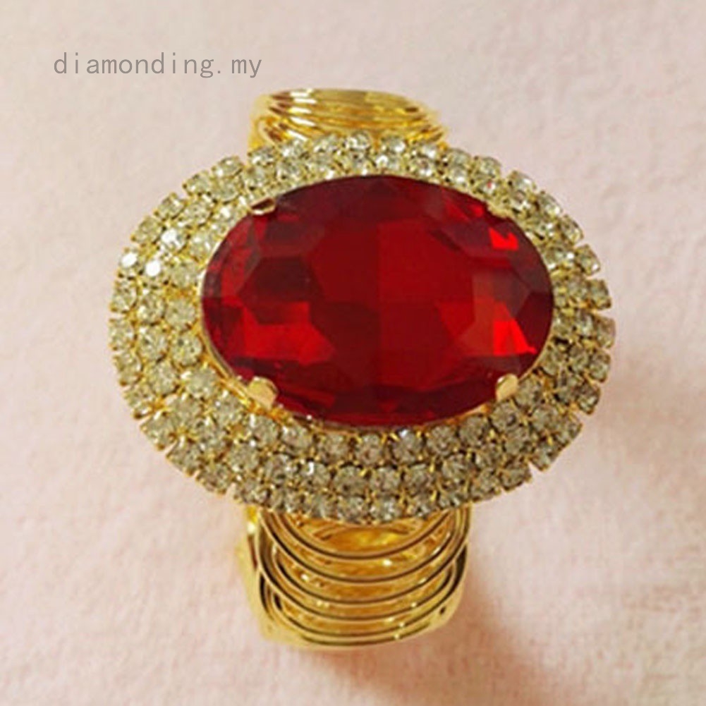 Vòng Tay Đính Đá Ruby Toàn Bộ