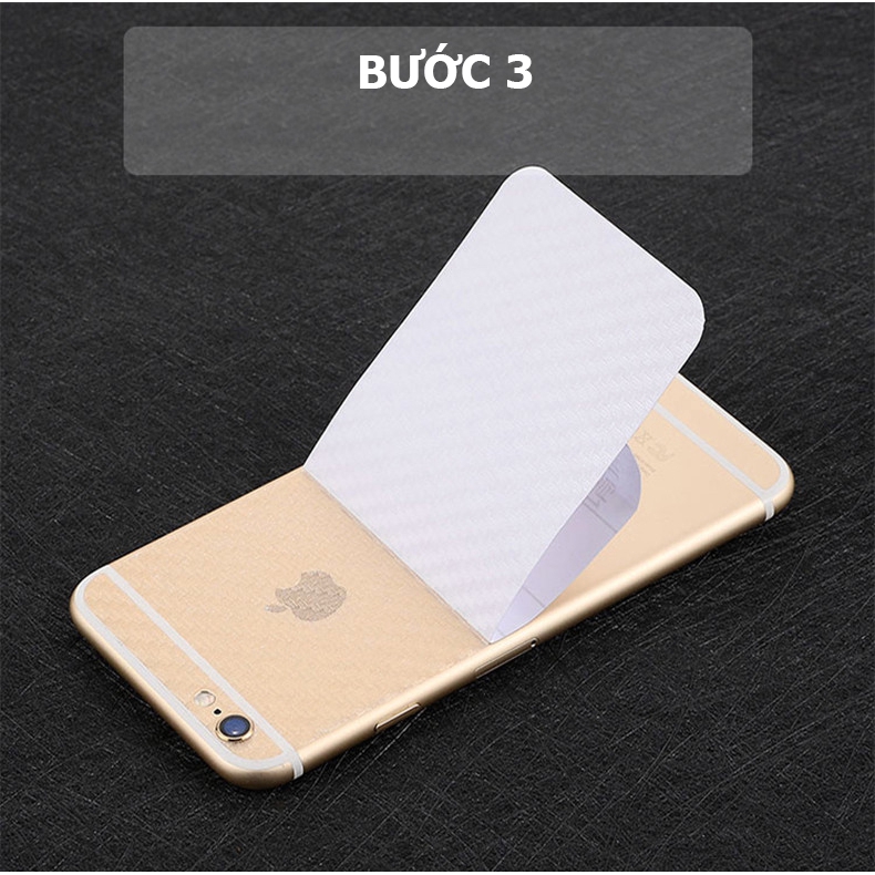 Miếng dán mặt lưng cacbon chống vân tay,xước 5/5s/6/6s/6plus/7/8/7plus/8plus/x/xs/xsmax/11/11promax Awifi Case L4-3 | BigBuy360 - bigbuy360.vn