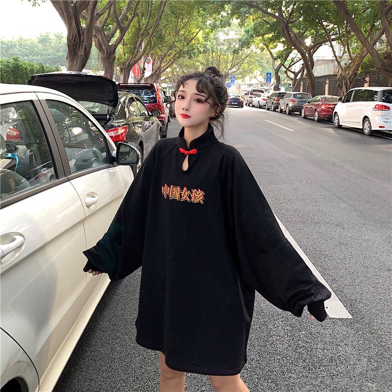 [Order] YAS0125-Áo dáng dài form rộng cô gái Trung Hoa | BigBuy360 - bigbuy360.vn