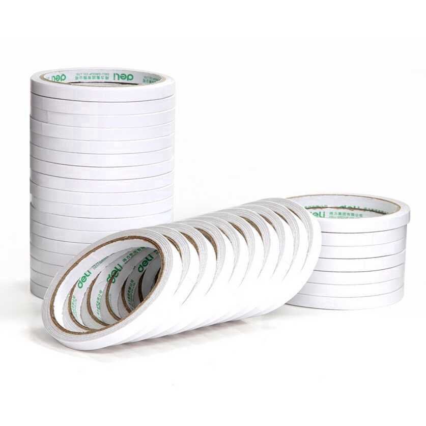 Cuộn băng keo hai mặt chiều rộng 6mm tiện lợi
