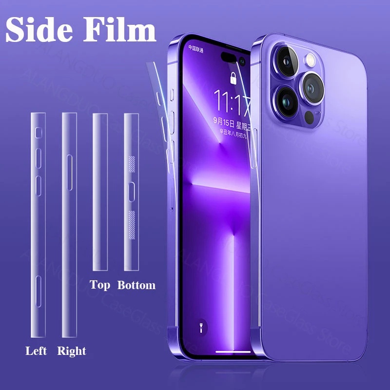 Dán PPF SIÊU DÍNH for iPhone 14promax/13/13promax/12/12pr0/12pr0max lưng nhám viền bóng loại xịn
