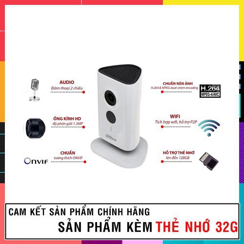 [CHÍNH HÃNG] Camera Gia Đình Dahua IPC-C15 1.3Megapixels