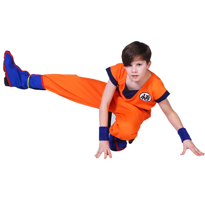 Trang phục Halloween Dragon Ball, trang phục lạ mắt cho trẻ em, trang phục cosplay, trang phục Goku