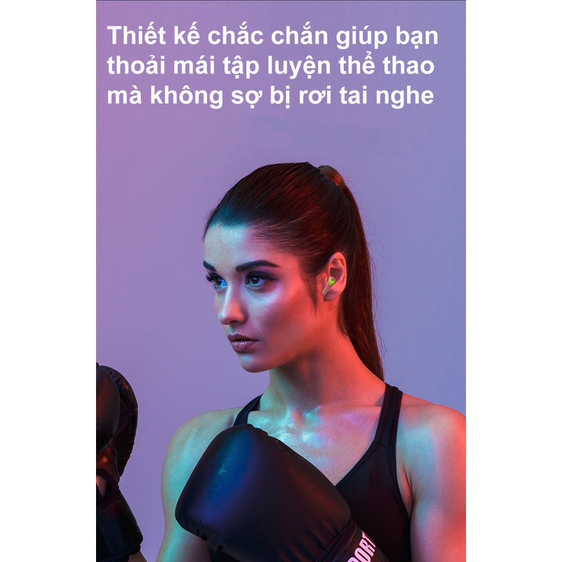 Tai nghe bluetooth 5.2 gaming N35 TWS tai phone pin trâu thể thao nhét tai không độ trễ âm thanh vòm 9D