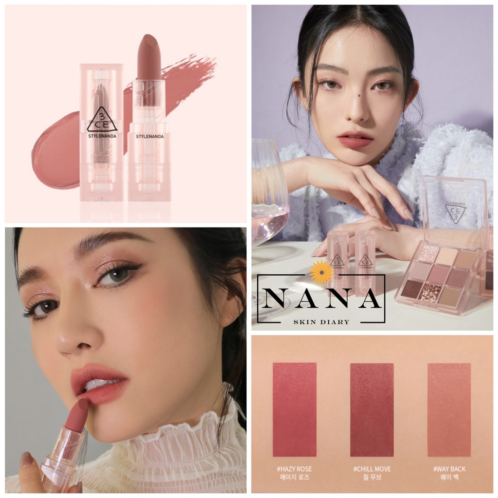 [Clear Layer] Son Thỏi Lì 3CE Soft Matte Lipstick Warm &amp; Cool