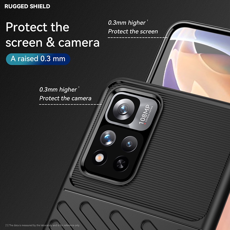Ốp Điện Thoại TPU Chống Sốc Cho Xiaomi Redmi Note 11 Pro 5G Case Redmi Note 9S 10 11S Pro