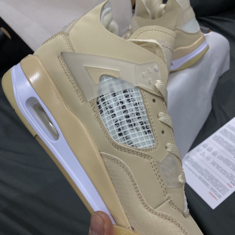 GIÀY JD4 OFF WHITE CREAM 1:1 SC [ FULL BOX + FREE SHIP ]