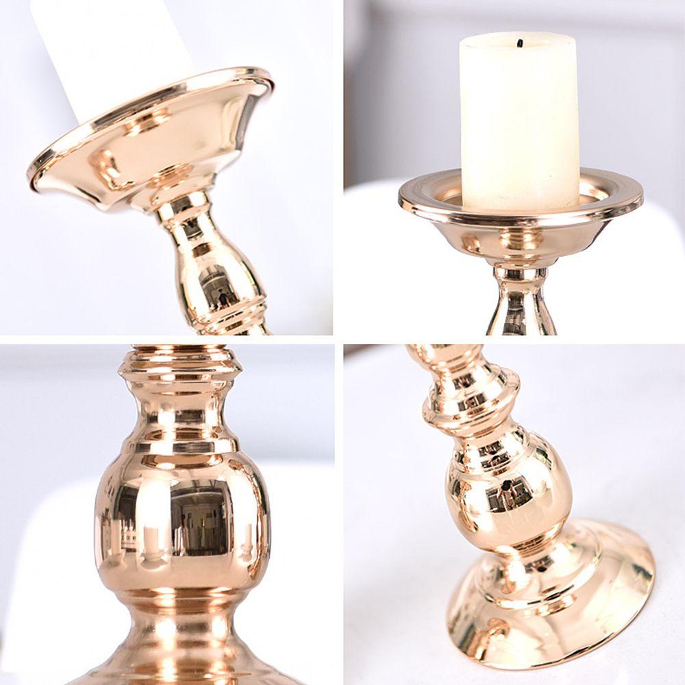 CHOOKEY Giá Đỡ Đèn Cầy Bằng Kim Loại Trang Trí Tiệc Cưới