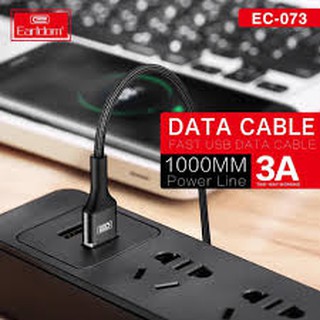 Cáp Sạc Dù Earldom Dài EC-073 (Sạc Nhanh 3A)