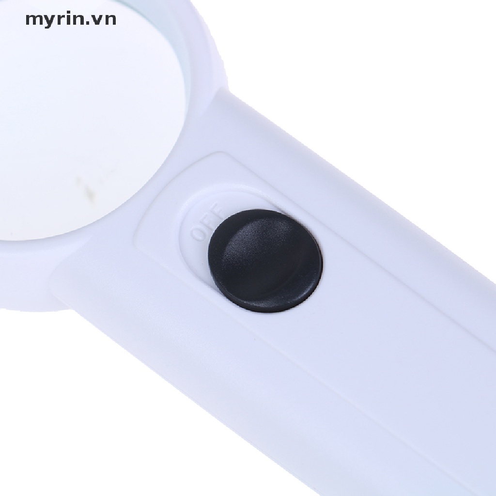 Kính Lúp Phóng Đại Trang Sức 15x Có 2 Đèn led Cầm Tay Tiện Dụng