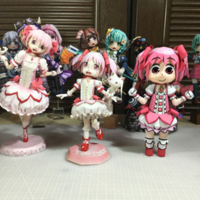 Mô hình giấy anime girl Madoka-Senpai