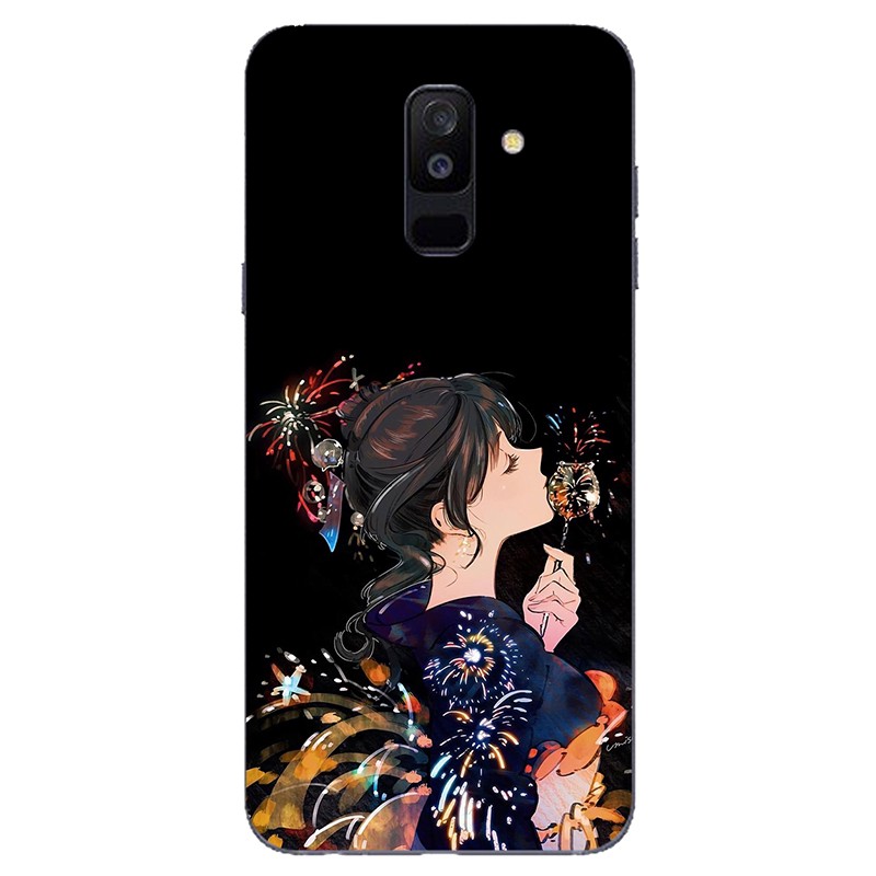 ốp lưng samsung Họa Tiết Hoa Xinh Xắn Cho Samsung Galaxy A6 2018 A600 Sm A600 A600F A6 Plus A6 + 2018 A605 A605F A9 Star Lite