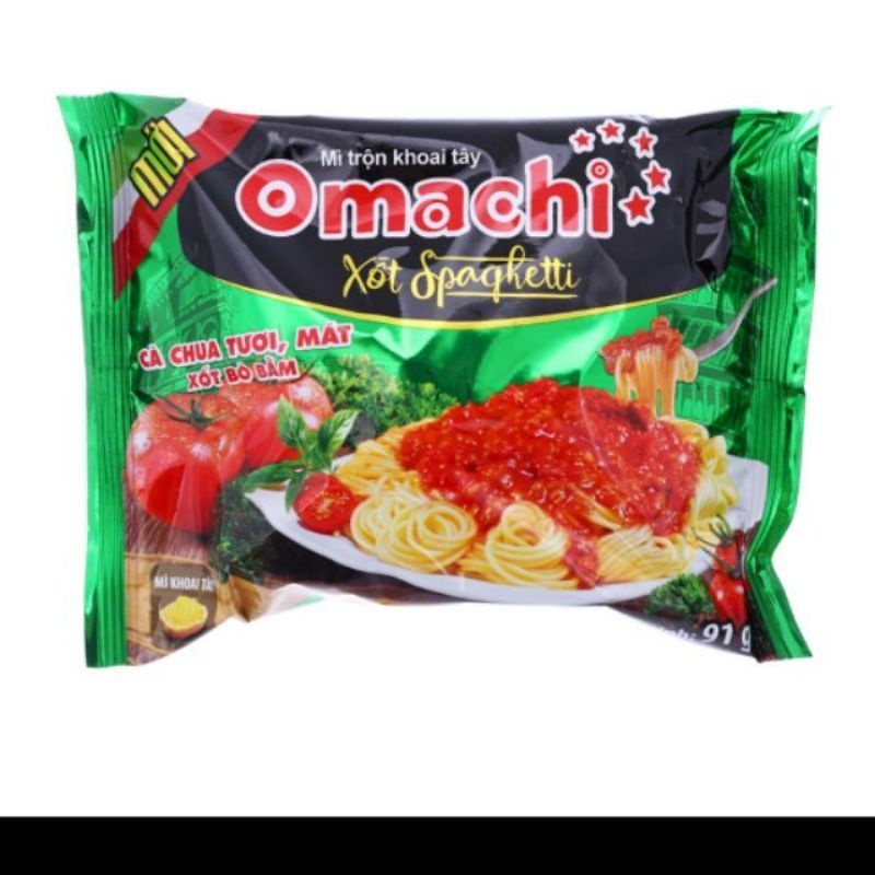 4 gói  omachi sốt spaghetti