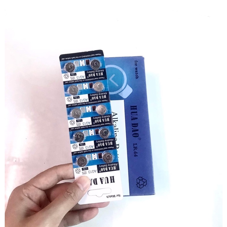 Pin cúc áo AG13 LR44 theo vỉ 10 viên, 20 viên hàng xịn loại 1, pin dùng cho đồng hồ, máy tính, đồ chơi