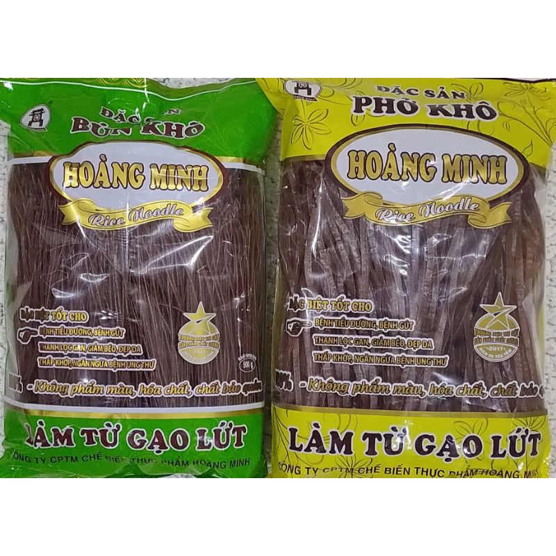 Mì bún phở gạo lứt đỏ HM  siêu ngon, siêu rẻ ,thực dưỡng ăn kiêng,tiểu đường (500gram)