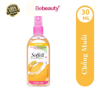 Xịt Chống Muỗi Soffell Hương Cam 30ml - 4300264