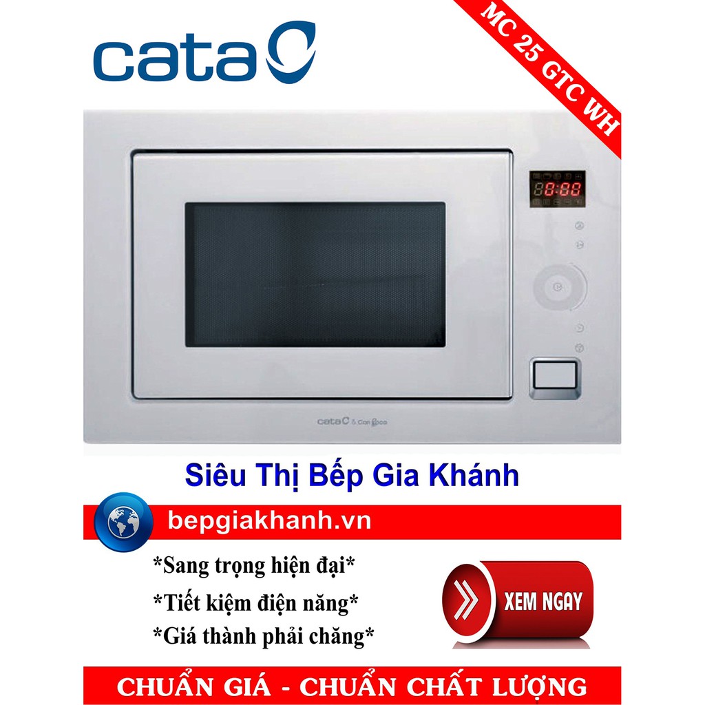 Lò vi sóng âm tủ Cata MC 25 GTC WH