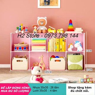 [MỚI VỀ] KỆ TRƯNG BÀY ĐỒ CHƠi, SÁCH VỞ CÓ MÁI CHO BÉ - Bán theo tấm
