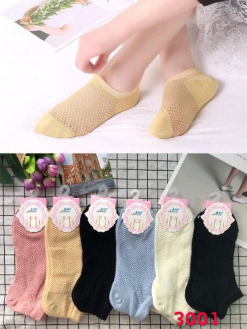 Sỉ 10 đôi tất lưới thông hơi nữ