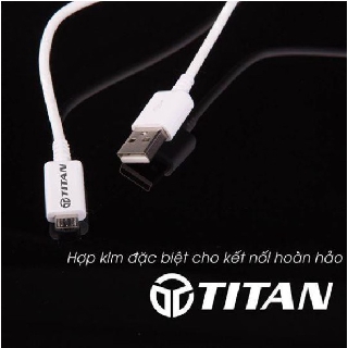 Cáp sạc Micro USB 1.5m TITAN CA08 - Hàng chính hãng
