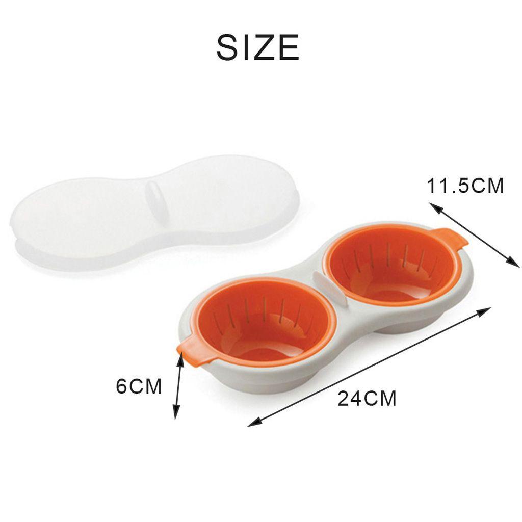 1 Dụng Cụ Luộc Trứng Sáng Tạo Cho Lò Vi Sóng