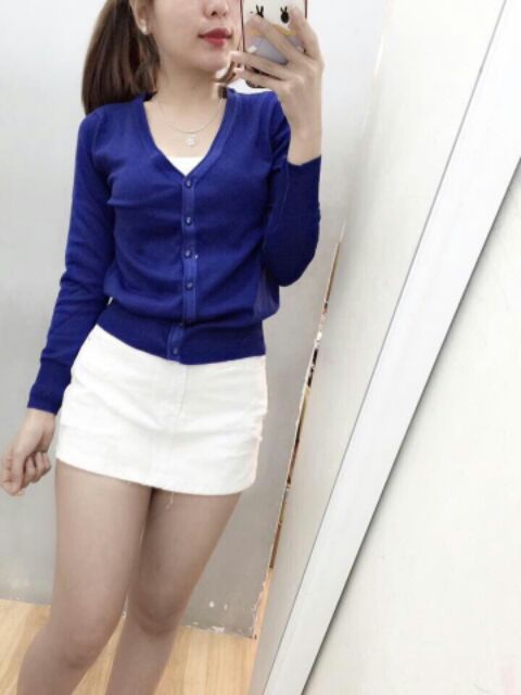 Áo khoác len Cardigan 9 nút không bao giờ ngừng hot sỉ 75k