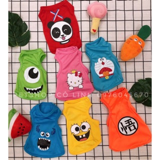 Áo ba lỗ cho chó mèo