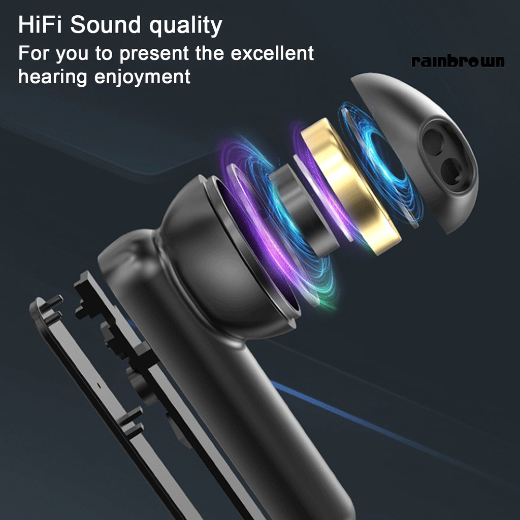 Set Tai Nghe Bluetooth 5.0 Âm Thanh Hifi 9d Kèm Phụ Kiện